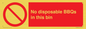 PV10006: No disposable BBQs in this bin