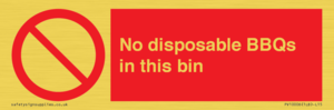 PV10006: No disposable BBQs in this bin