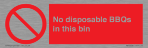PV10006: No disposable BBQs in this bin