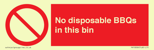 PV10006: No disposable BBQs in this bin