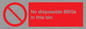 PV10006: No disposable BBQs in this bin