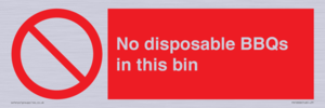 PV10006: No disposable BBQs in this bin