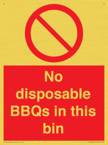 PV10006: No disposable BBQs in this bin