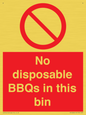 PV10006: No disposable BBQs in this bin