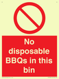 PV10006: No disposable BBQs in this bin