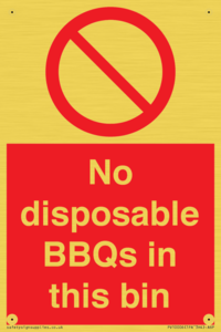 PV10006: No disposable BBQs in this bin