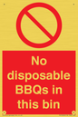 PV10006: No disposable BBQs in this bin