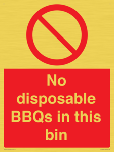 PV10006: No disposable BBQs in this bin