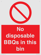 PV10006: No disposable BBQs in this bin