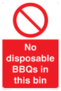 PV10006: No disposable BBQs in this bin