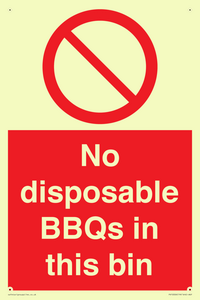 PV10006: No disposable BBQs in this bin