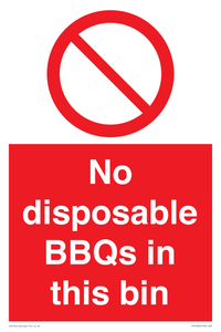 PV10006: No disposable BBQs in this bin