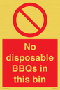 PV10006: No disposable BBQs in this bin