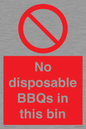 PV10006: No disposable BBQs in this bin