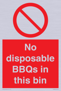 PV10006: No disposable BBQs in this bin