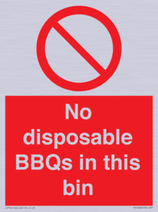PV10006: No disposable BBQs in this bin