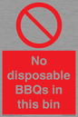PV10006: No disposable BBQs in this bin