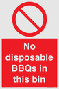 PV10006: No disposable BBQs in this bin