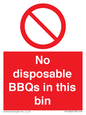 PV10006: No disposable BBQs in this bin