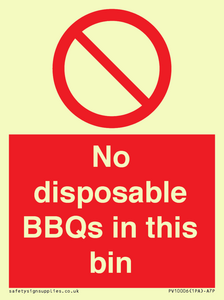 PV10006: No disposable BBQs in this bin