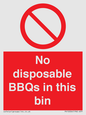 PV10006: No disposable BBQs in this bin