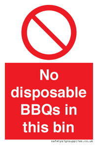 PV10006: No disposable BBQs in this bin