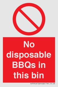 PV10006: No disposable BBQs in this bin