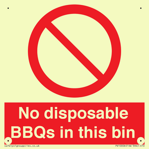 PV10006: No disposable BBQs in this bin