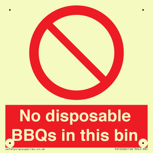 PV10006: No disposable BBQs in this bin
