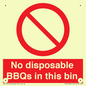 PV10006: No disposable BBQs in this bin