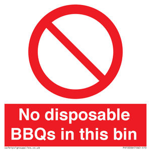 PV10006: No disposable BBQs in this bin