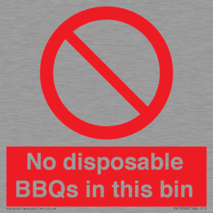 PV10006: No disposable BBQs in this bin