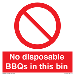 PV10006: No disposable BBQs in this bin