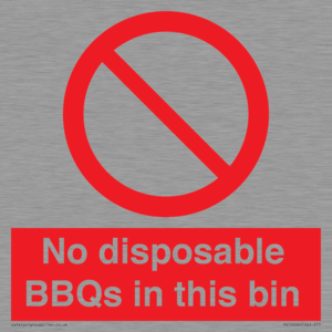 PV10006: No disposable BBQs in this bin