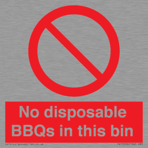 PV10006: No disposable BBQs in this bin