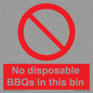 PV10006: No disposable BBQs in this bin