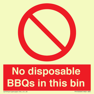 PV10006: No disposable BBQs in this bin
