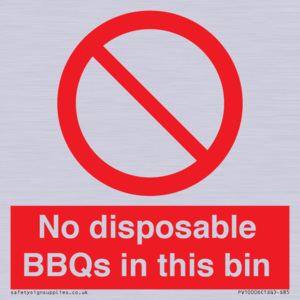 PV10006: No disposable BBQs in this bin