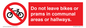 PV10051: Do not leave bikes or prams in communal areas or hallways.