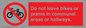 PV10051: Do not leave bikes or prams in communal areas or hallways.