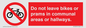PV10051: Do not leave bikes or prams in communal areas or hallways.
