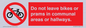 PV10051: Do not leave bikes or prams in communal areas or hallways.