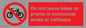 PV10051: Do not leave bikes or prams in communal areas or hallways.