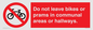 PV10051: Do not leave bikes or prams in communal areas or hallways.