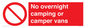 PV10056: No overnight camping or camper vans