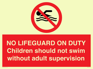 PV10065: NO LIFEGUARD ON DUTY