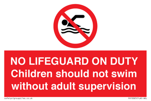 PV10065: NO LIFEGUARD ON DUTY