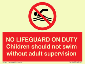PV10065: NO LIFEGUARD ON DUTY
