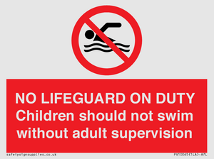 PV10065: NO LIFEGUARD ON DUTY