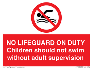 PV10065: NO LIFEGUARD ON DUTY